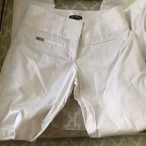 Ladies Express brand white dress pants sz 0R, Mint condition